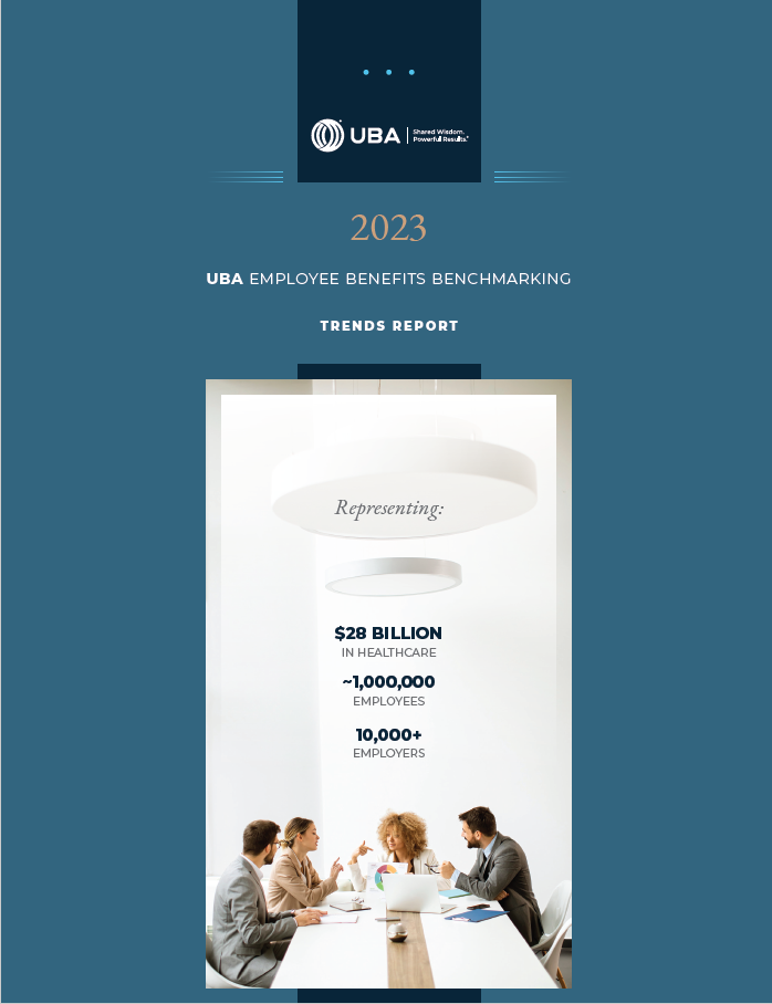 2023 UBA Employee Benefits Benchmarking Trends Report cover